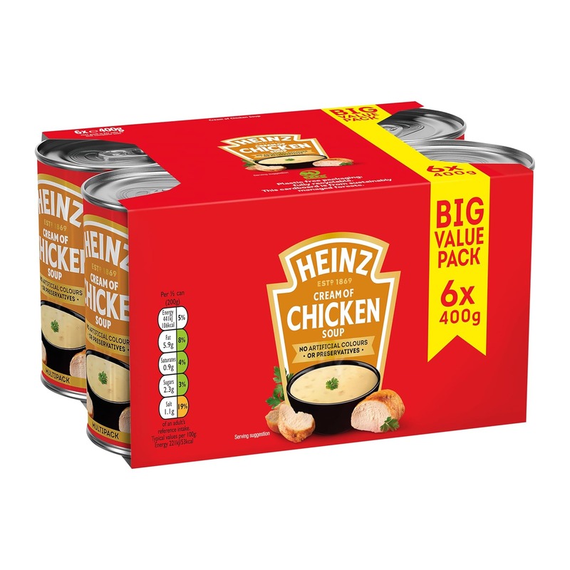 Heinz 亨氏 奶油鸡肉浓汤 400g×6罐