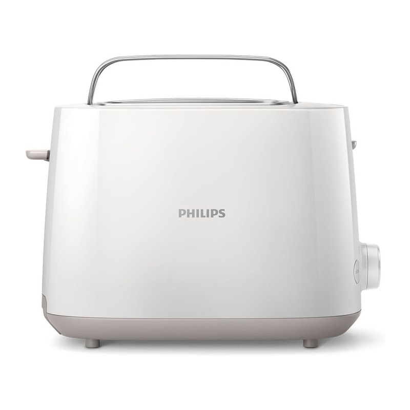 Philips 飞利浦 Daily Collection 双槽多士炉（8档烘烤，带解冻和加热，白色）