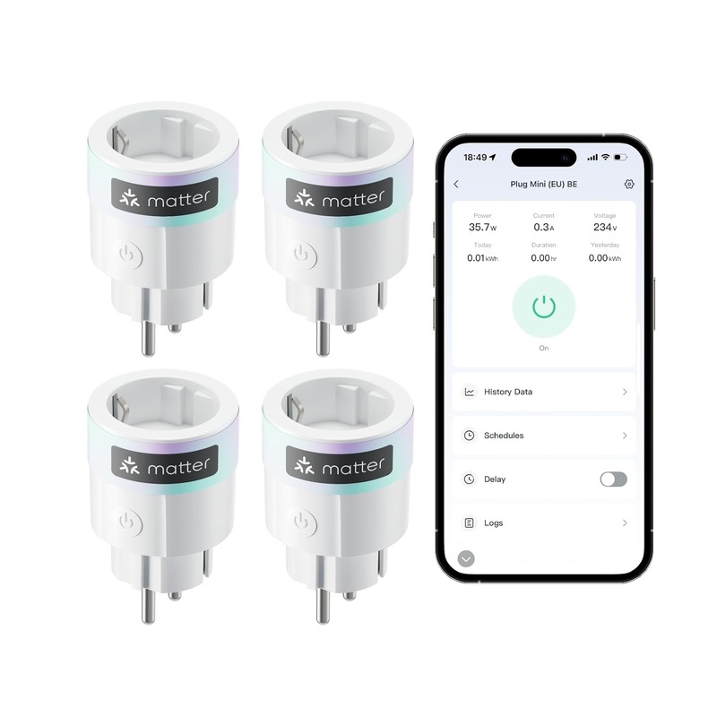 SwitchBot Plug Mini 智能插座 4个装(电量监测)