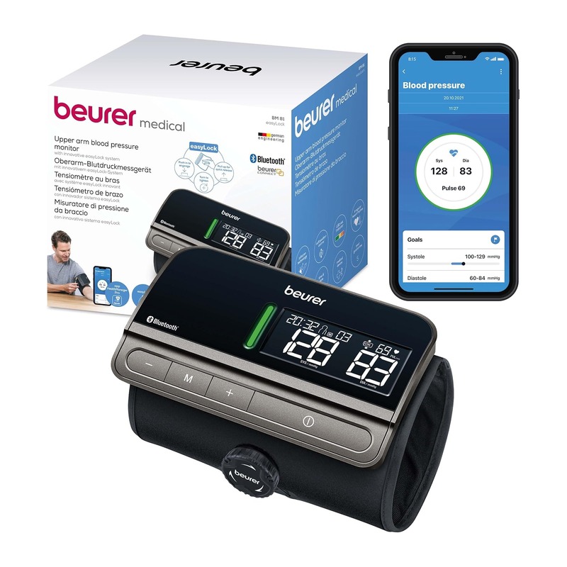 Beurer 博雅 BM 81 easyLock 无管一体式臂式血压计