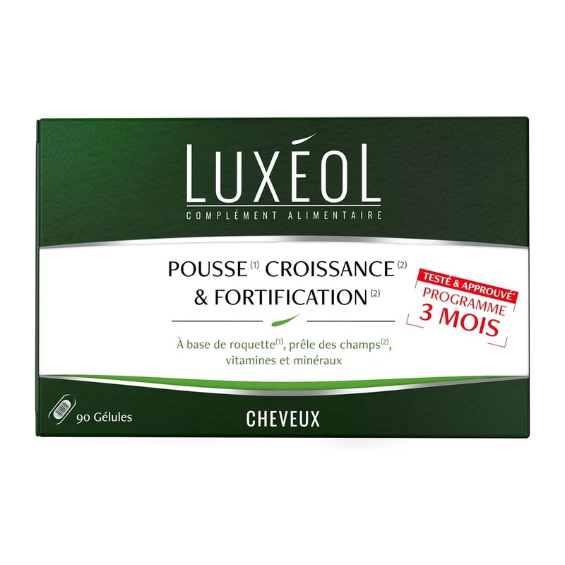 Luxéol 乐丝欧 头发生长强韧营养胶囊 90 粒(3 个月量)