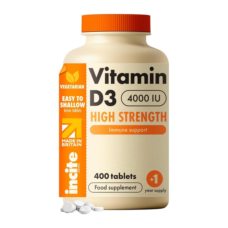 Incite Nutrition 维生素D3 4000IU 400片