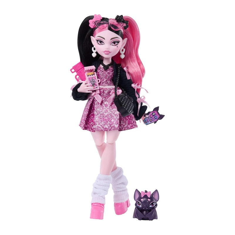 Monster High 精灵高中 Draculaura 德古拉娃娃 附蝙蝠