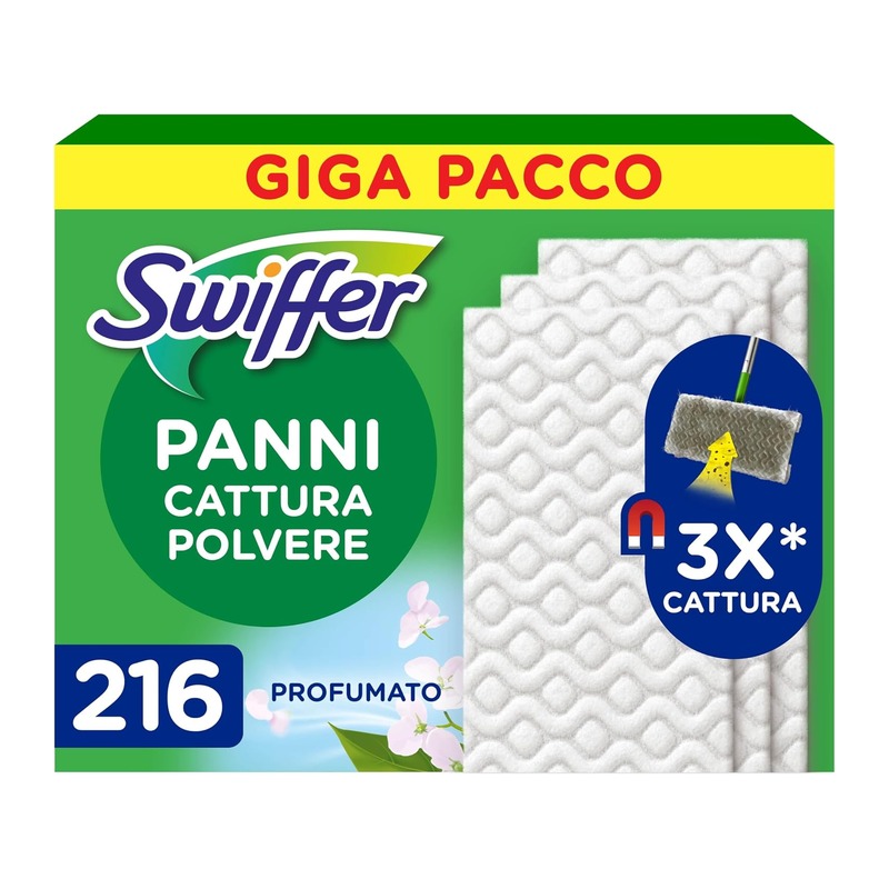 Swiffer 静电除尘干式拖布替换片（216片，带香味）