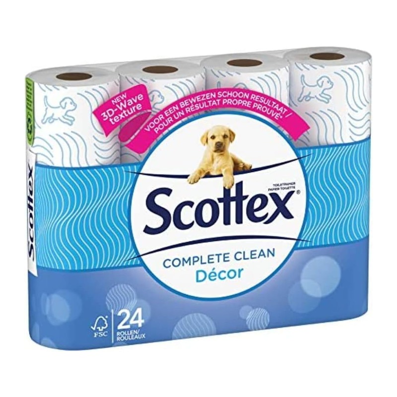 Scottex舒洁经典装双层卫生纸 24卷