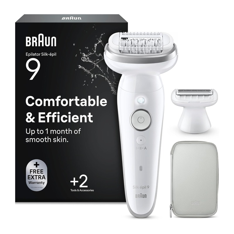 Braun 博朗 Silk-épil 9 干湿两用脱毛仪 9-041(含剃毛头 + 修剪头 + 收纳包)