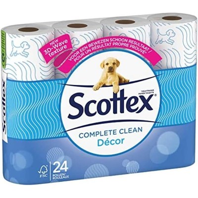 Scottex Classic Décor 双层卫生纸 24 卷