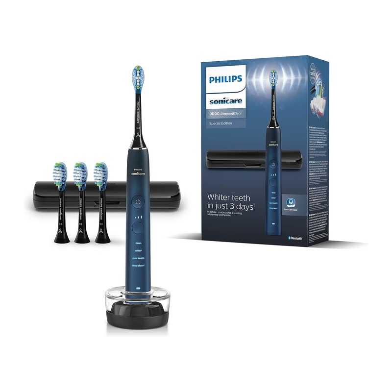 飞利浦 Philips Sonicare DiamondClean 9000 声波电动牙刷 深蓝色