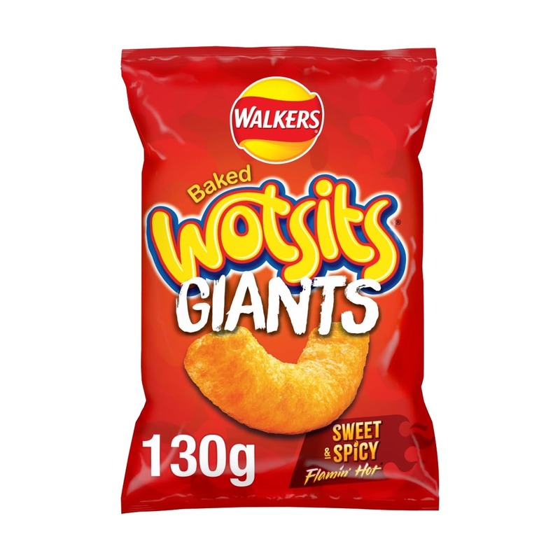 Walkers Wotsits Giants 甜辣味奶酪脆条 130g