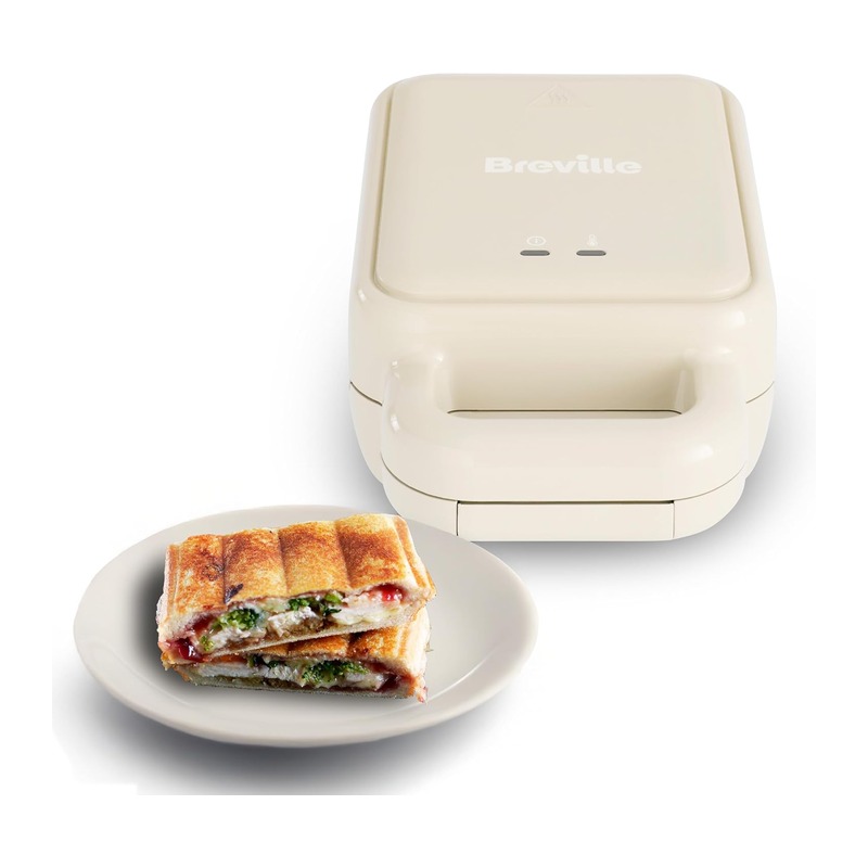Breville Solo SnackMaster 迷你三明治机 奶油色 VST103