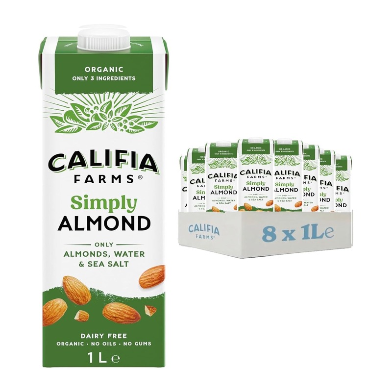 Califia Farms 有机杏仁奶 无添加糖 1L×8