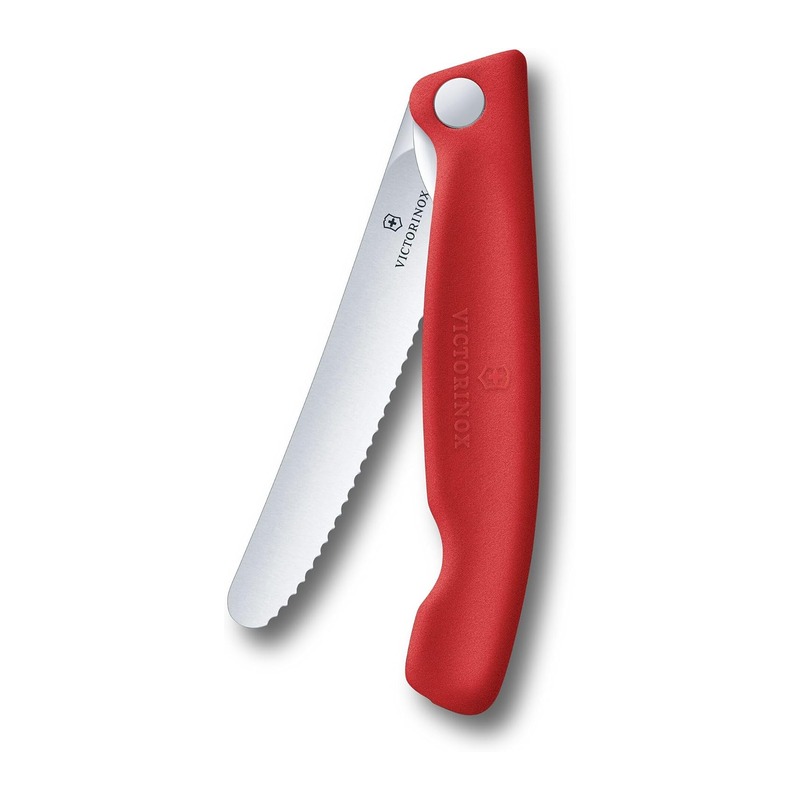 瑞士维氏 Victorinox Swiss Classic 折叠锯齿水果刀 红色