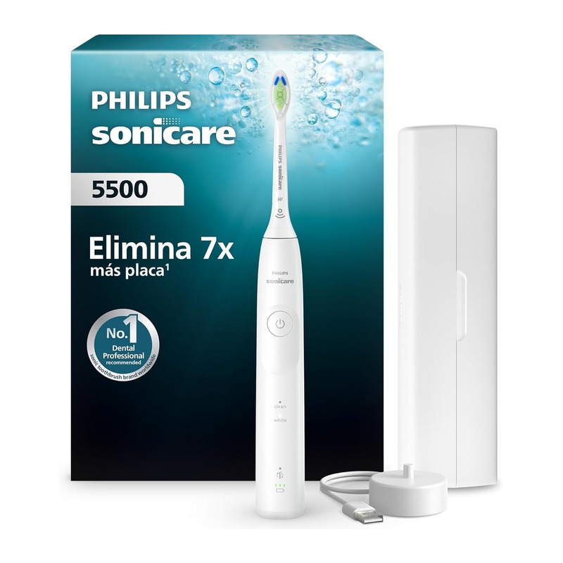 Philips 飞利浦 Sonicare 5500 声波电动牙刷 白色