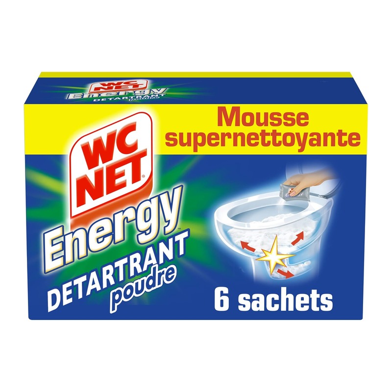 WC NET Energy 马桶除垢清洁粉 6袋×60g