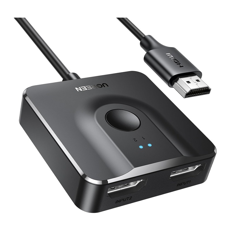 UGREEN 绿联 HDMI 2.0 双向切换器 4K60Hz(附1根HDMI线)