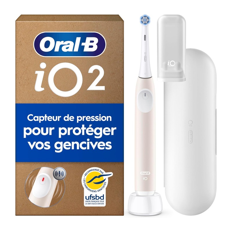 Oral-B 欧乐B iO2 电动牙刷 粉色(含1个刷头+旅行盒)