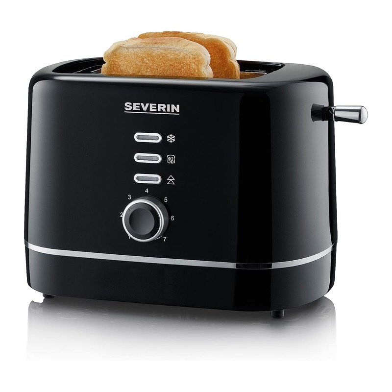 Severin AT 4321 双槽烤面包机 850W 黑色