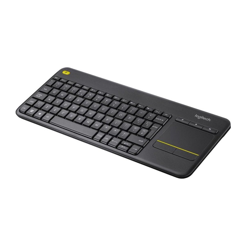 Logitech 罗技 K400 Plus 无线触控键盘 意大利键位 黑色