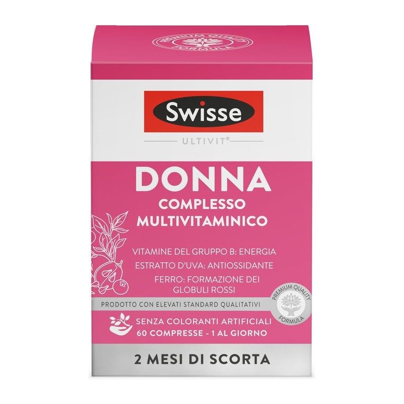 Swisse 女士复合维生素 Ultivit Multivitaminico Donna 60 片