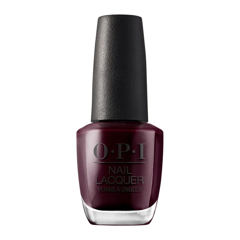 OPI 经典指甲油 In The Cable Car-Pool Lane 酒红色 15ml