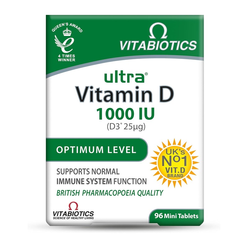 Vitabiotics Ultra 维生素D3 1000IU 96片