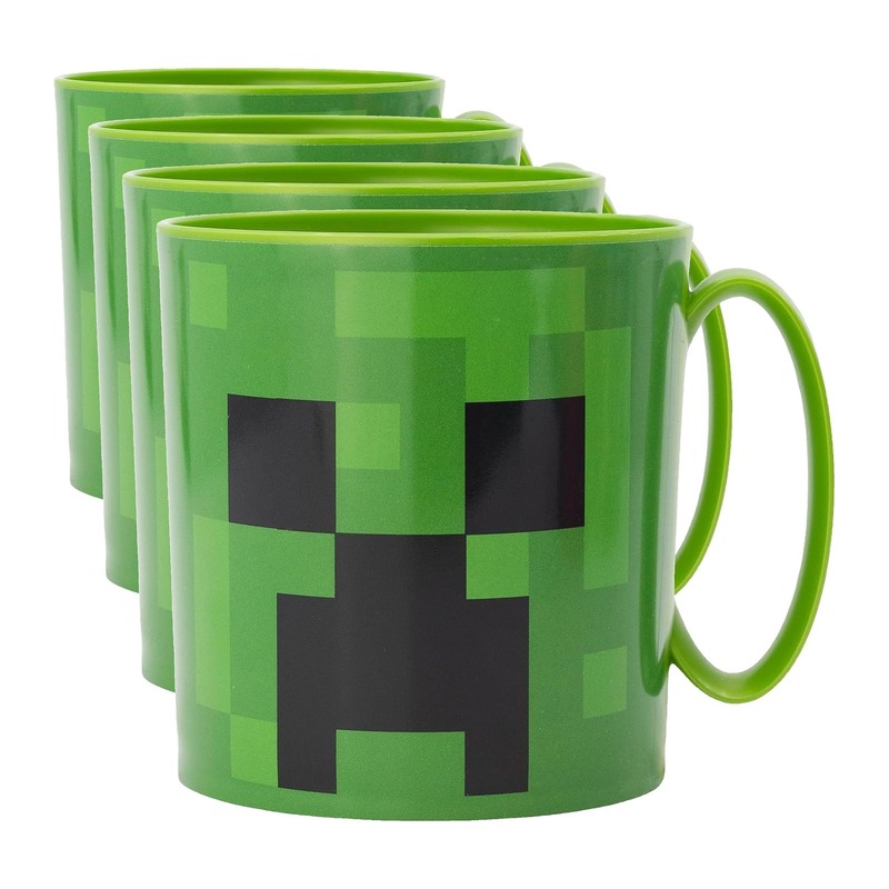 Minecraft 我的世界 苦力怕水杯 390ml 4个装