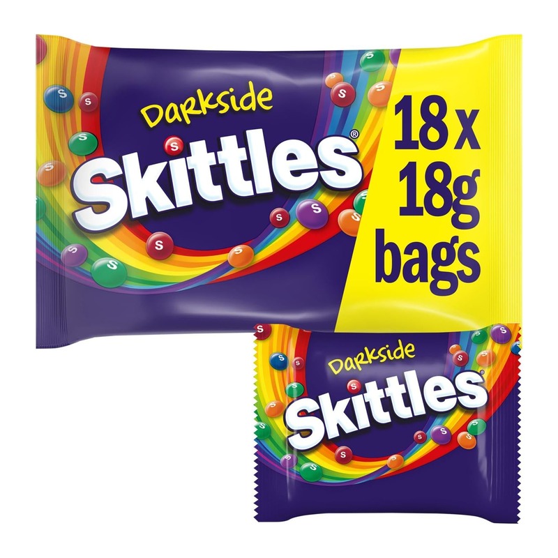 Skittles 彩虹糖 Darkside 黑暗水果味 18g×18小包