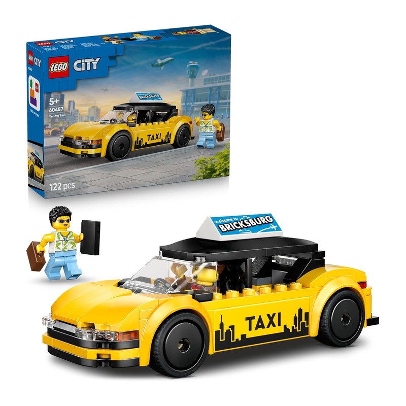 乐高 LEGO City 黄色出租车 60487