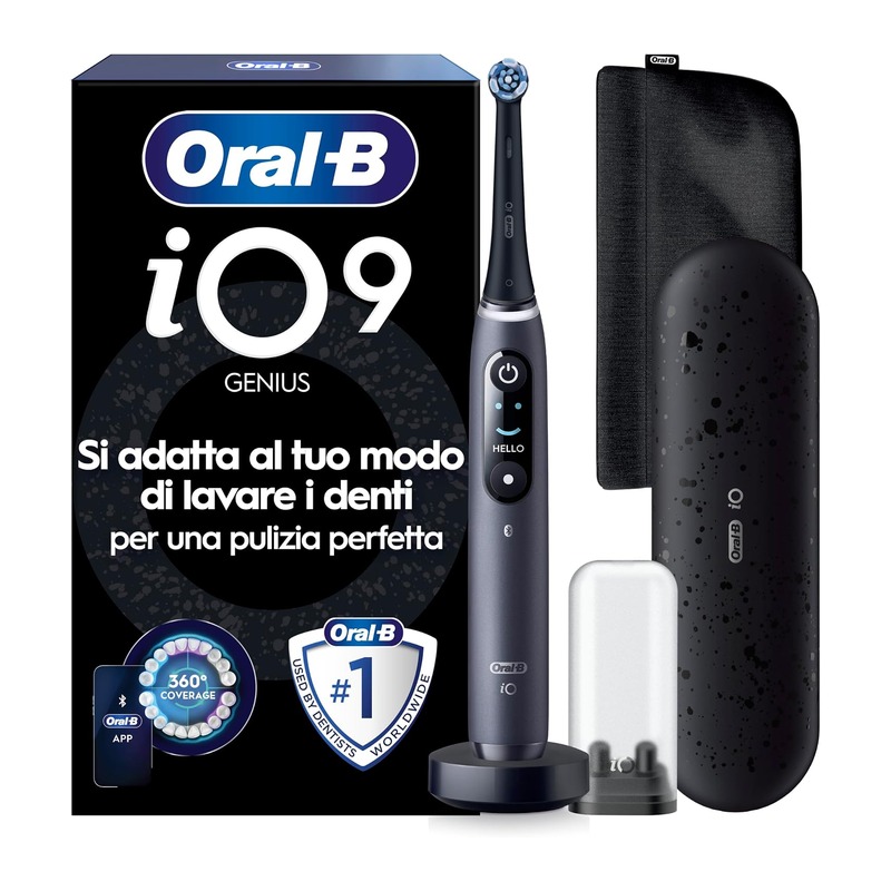 Oral-B 欧乐B iO9 电动牙刷 黑色 含1支刷头+旅行盒