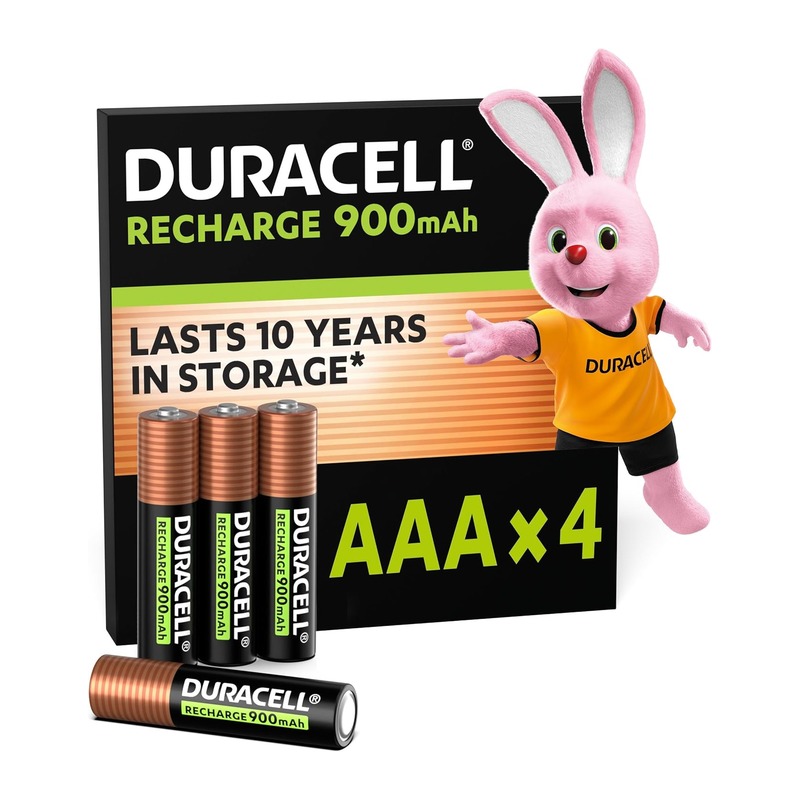 DURACELL 金霸王 AAA 7号充电电池 900mAh 4节装