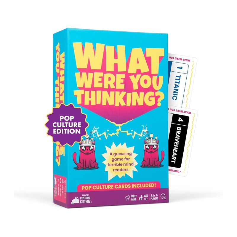 Exploding Kittens What Were You Thinking? 流行文化版 猜词桌游（英文）