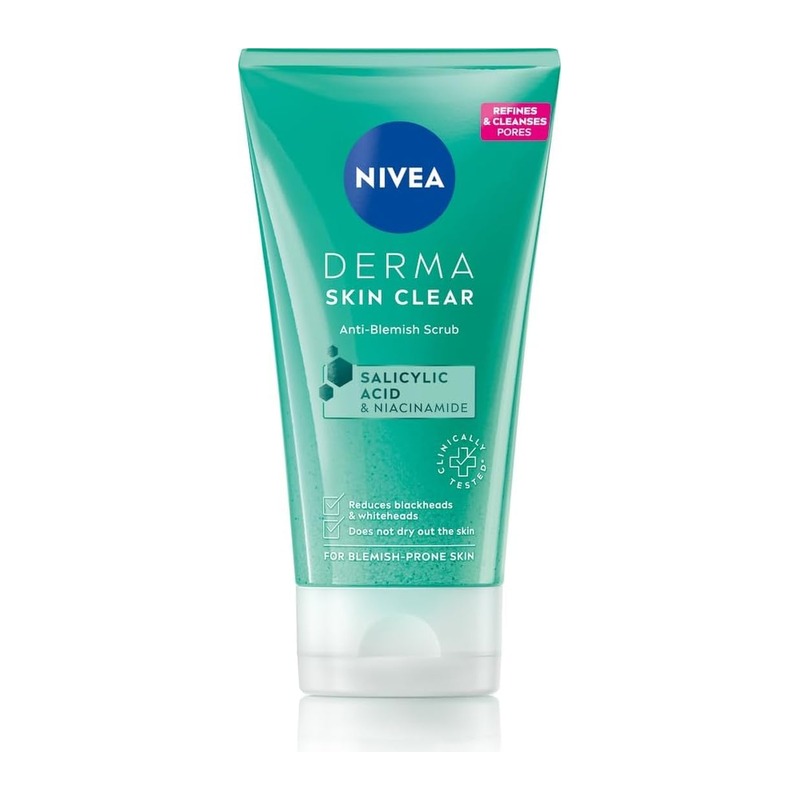 妮维雅 NIVEA Derma Skin Clear 祛痘磨砂膏 150ml