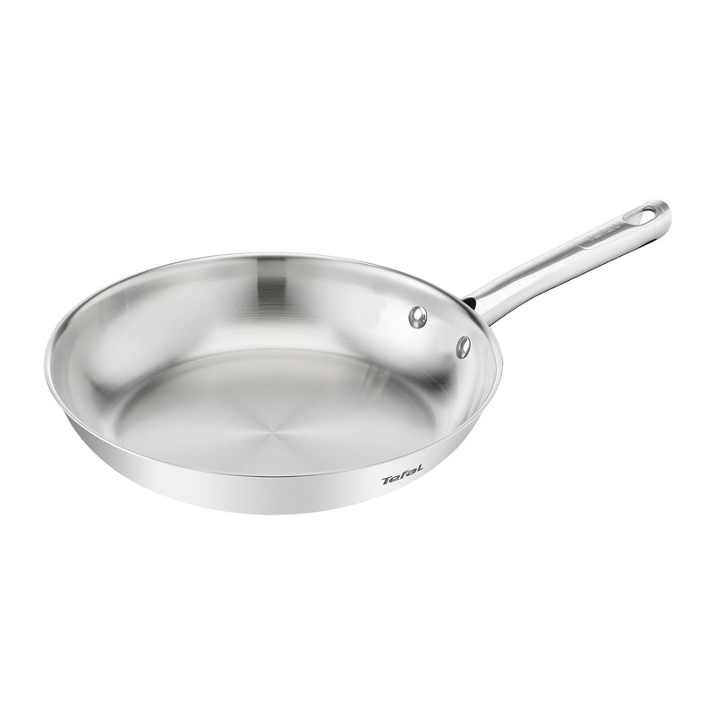 Tefal 特福 Duetto On 不锈钢煎锅 24cm 无涂层