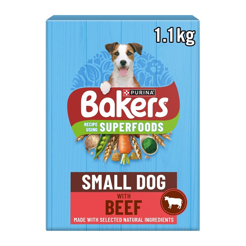 BAKERS Superfoods 小型成犬粮 牛肉味 1.1kg×5