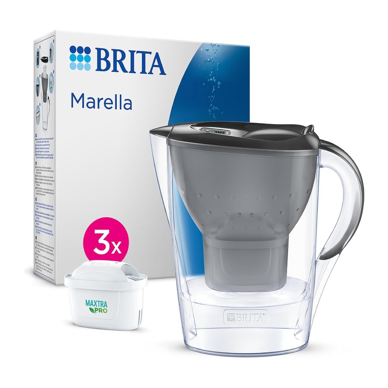 BRITA 碧然德 Marella 滤水壶 2.4L（含3个Pure Performance滤芯）