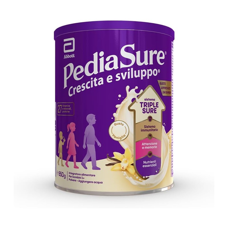 雅培小安素 PediaSure 儿童成长营养粉(Crescita e Sviluppo)香草味 850g