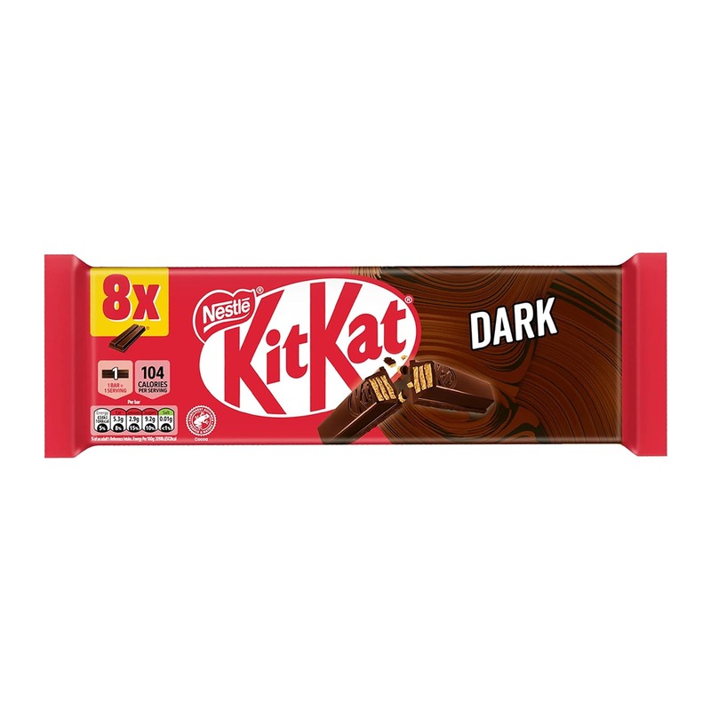KitKat 奇巧 2指黑巧克力威化 8×20.7g