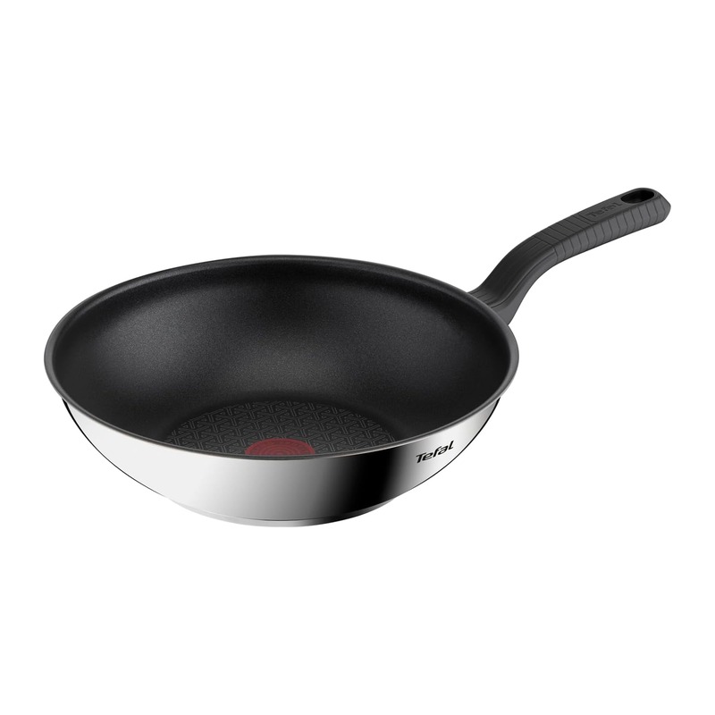 Tefal特福Comfort Max不锈钢炒锅 28cm 电磁炉适用