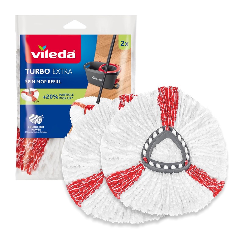 Vileda 微力达 Turbo 旋转拖把原装替换头 2个装