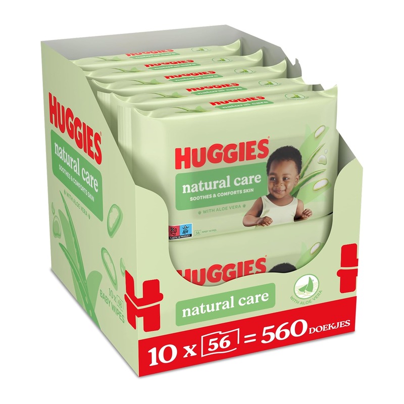 Huggies 好奇 Natural Care 婴儿湿巾 560抽(10×56)