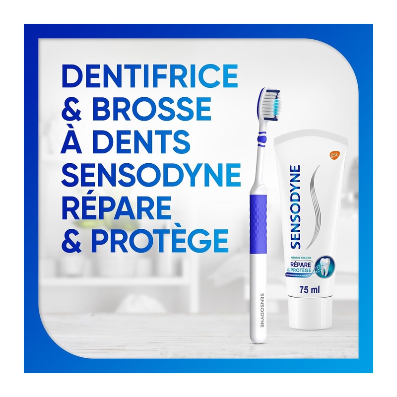 Sensodyne 舒适达 修复保护牙膏 薄荷味 75ml×2