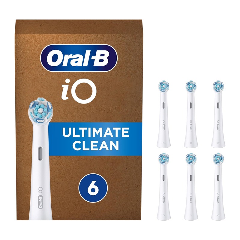 Oral-B 欧乐B iO Ultimate Clean 原装替换刷头 6支装 白色