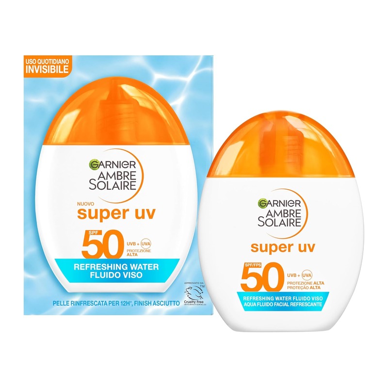 Garnier 卡尼尔 Ambre Solaire Super UV 清爽水感面部防晒乳 SPF50(40ml)