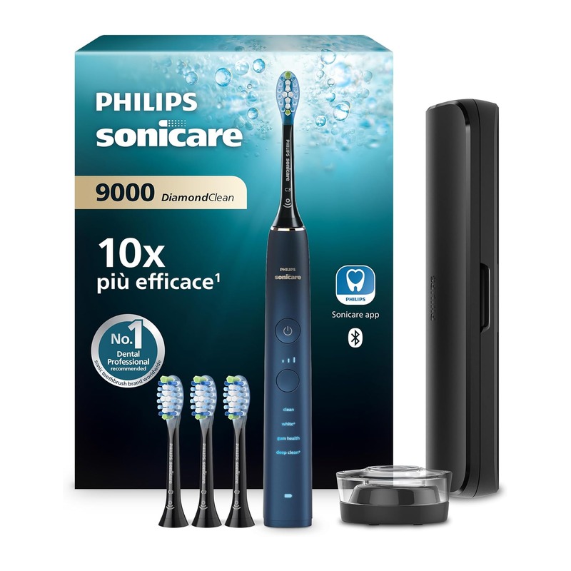 飞利浦 Philips Sonicare DiamondClean 9000 声波电动牙刷 深蓝色