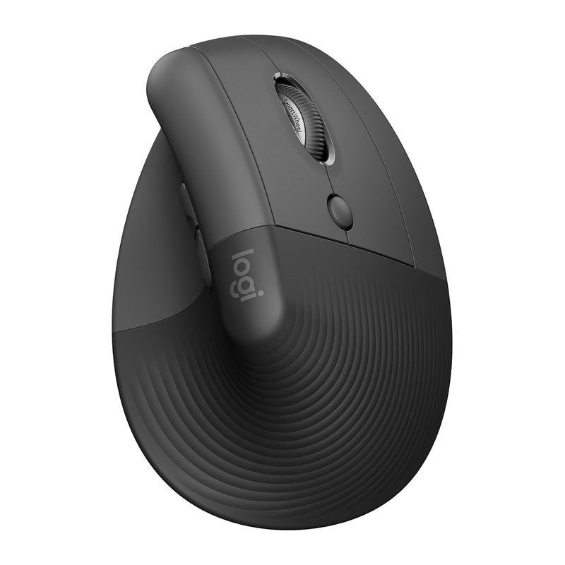 Logitech 罗技 Lift 垂直人体工学无线鼠标(石墨色)