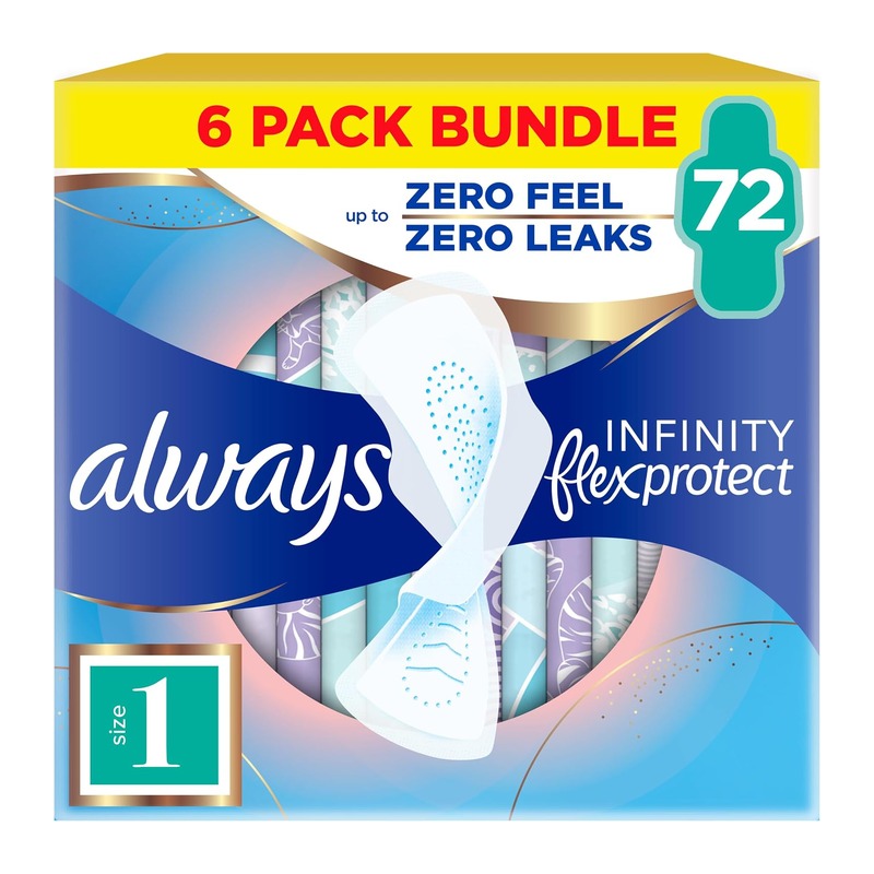 Always Infinity FlexProtect 卫生巾 1号日用 12片×6包