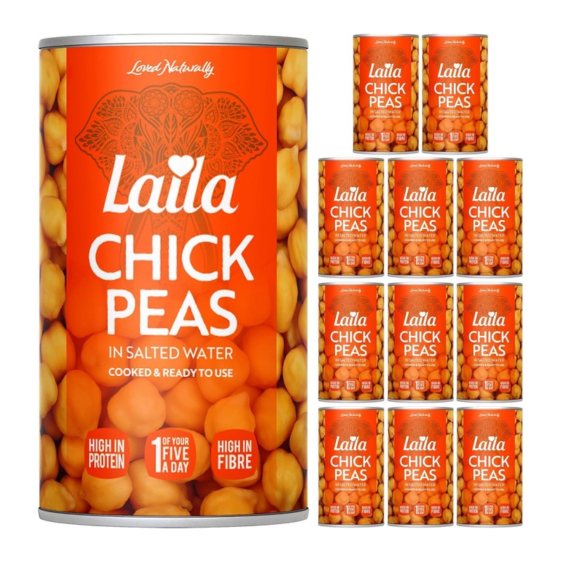 Laila 盐水即食鹰嘴豆罐头 400g×12罐