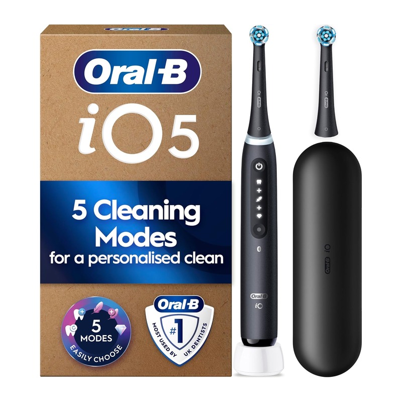 欧乐B Oral-B iO5 电动牙刷 黑色（含旅行盒+备用刷头）