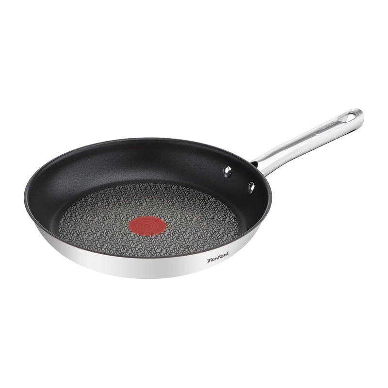Tefal 特福 Duetto 不锈钢不粘煎锅 24cm（A70404）