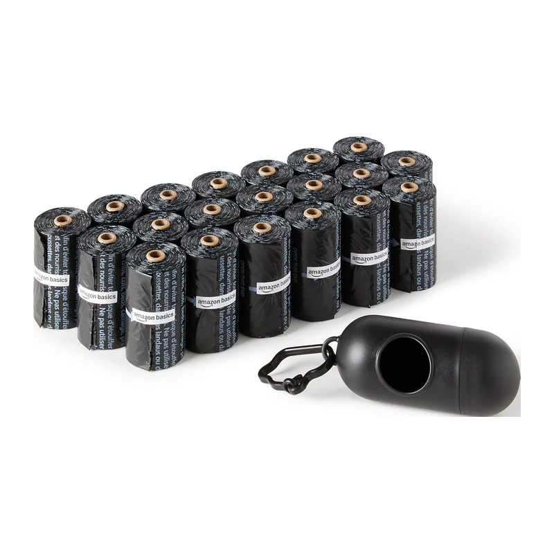 Amazon Basics 宠物拾便袋 300只 带分装器